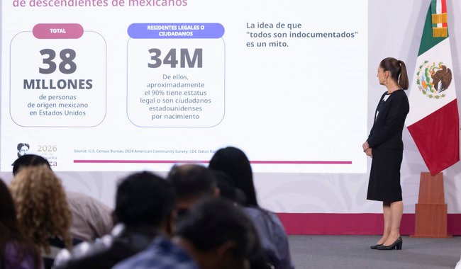 La buena relación entre México y Estados Unidos se basa en la aportación de los mexicanos en EU a la economía de ambas naciones: Presidenta