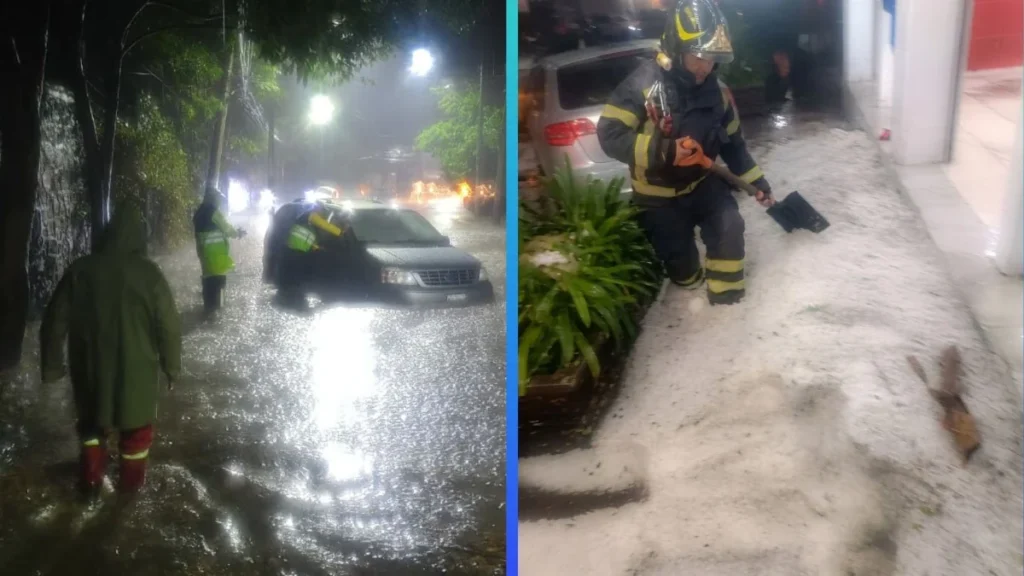 ‘Tláloc’ se ensaña: activan alertas roja y púrpura por tormenta al poniente de la CDMX