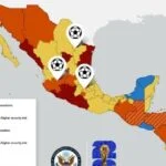 A dos días del Mundial, EU publica “mapa de riesgo” de México y pide no viajar a seis estados